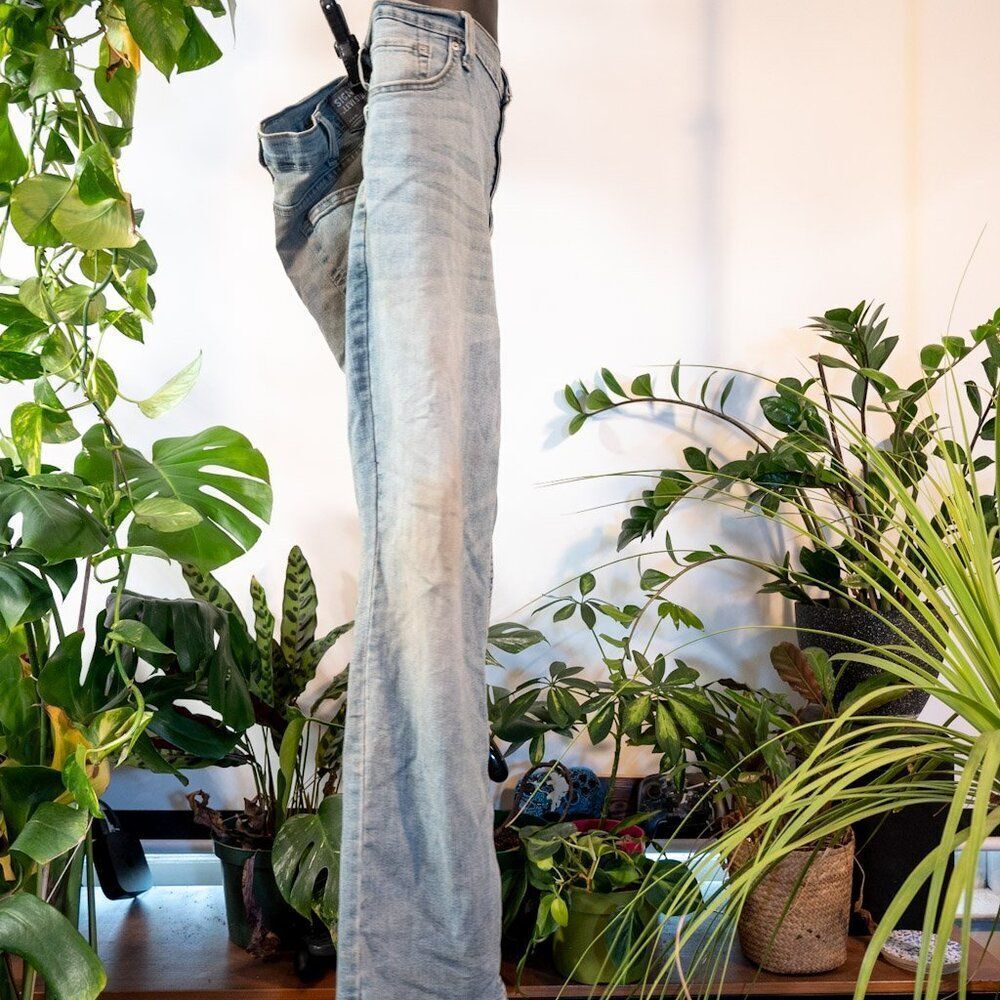 Levi Strauss Distressed Denim Jeans, Light Blue, 40 x 30 - Picture 3 of 11